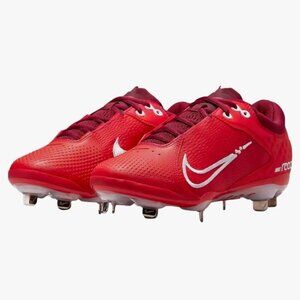 Nike React Hyperdiamond 4‎ Elite Softball Cleats CZ5917-616 Red Women's Size 7.5